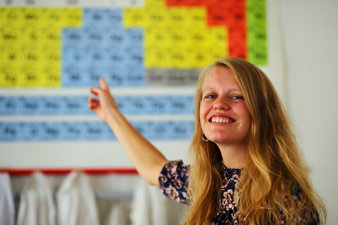 Foto unserer Lehrerin