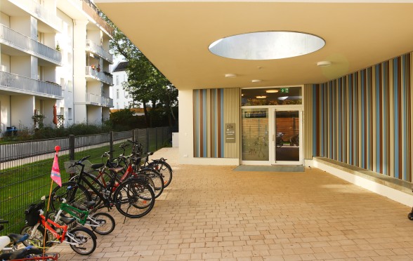 Eingangsbereich unseres Platanus Kindergarten am neuen Standort